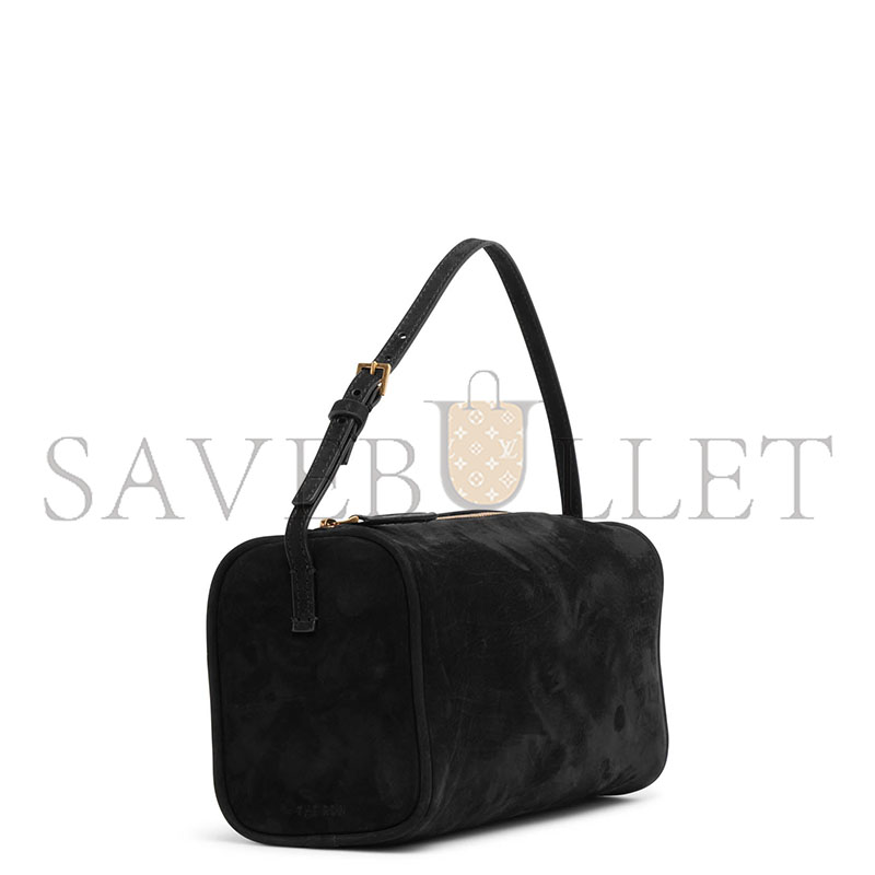THE ROW 90'S BLACK NUBUCK BAG W1281L87BAG (19*10*7cm)
